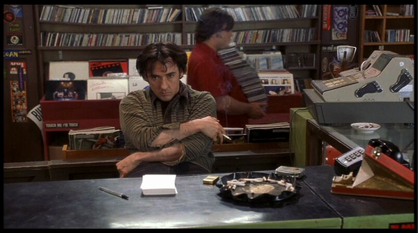 A screenshot from the movie High Fidelity